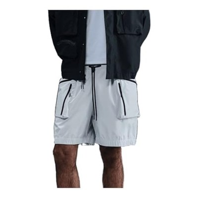 Mens Size M Nike Super Lightweight Shorts Tech Summit White Black HJ2946-121