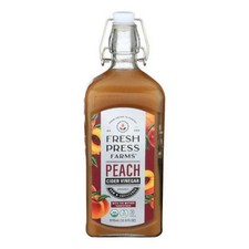 Fresh Press Farms, Organic Peach Cider Vinegar, 32.8 Oz(Case Of 6)
