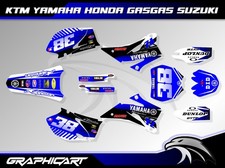 Yamaha YZ 250F/450F Custom Graphics Kit - Fits 2006-2009 Models, Full Decal Set
