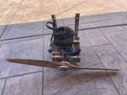 Unknown Vintage 80cc Gasoline R/C Model Airplane Engine & Propeller — photo 1