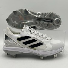 Womens Size 8.5 Adidas Purehustle 2 Elite White Black Softball Cleats FY4393 NEW