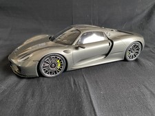 Modellautos 1:12 GT Spirit GT036 Porsche 918 Spyder Silber mit OVP