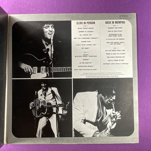Elvis Back in Memphis 12" Vinyl LP Record - 第 3/7 張圖片