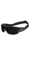 Edge Eyewear Caraz Conversion HZ116-SP Safety Glasses Smoke Lens Black