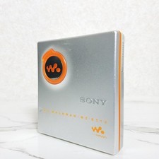 Sony MZ-E510 MD MiniDisc Walkman MD Player Silver Orange Working From Japan