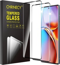  2 Pack Screen Protector for Motorola Moto Edge / Plus 2023, 3D Curved Edge 9H