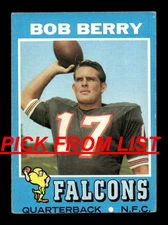 1971 Topps Football #2-262 VG-EX Pick From List ALL PICTURED qq6