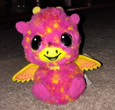 Hatchimals plush Dragon toy Interactive Pink Yellow Spin Master stuffed