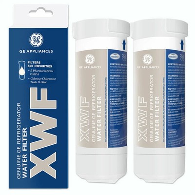 2pc Brand new unopened original GE refrigerator XWF water filter replacement