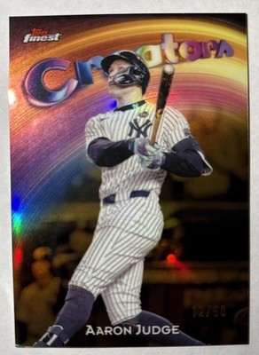 Topps Finest 2025 Creators Aaron Judge New York Yankees  Gold /50
