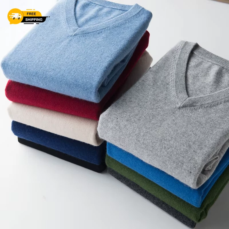 Men’s Cashmere Blend Thick Sweater Neck Winter Warm Pullover Jumper
Opens in a new window or tab