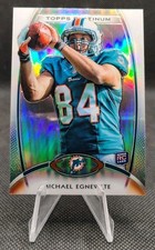 2012 Topps Platinum #145 Michael Egnew Rookie RC Miami Dolphins Football Card. rookie card picture