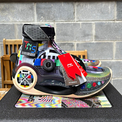 LI-NING Way of Wade WoW 9 Infinity High Top Zip Colorblock Sneaker ABER003-2