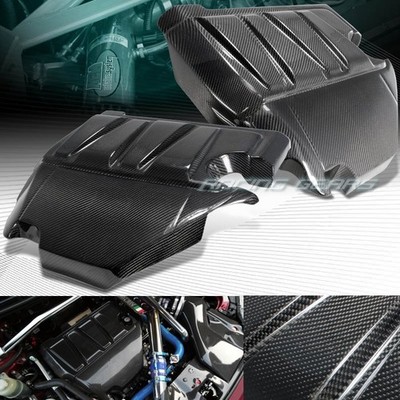 LIGHT-WEIGHT REAL CARBON FIBER ENGINE COVER FIT 08-15 LANCER EVOLUTION EVO 10