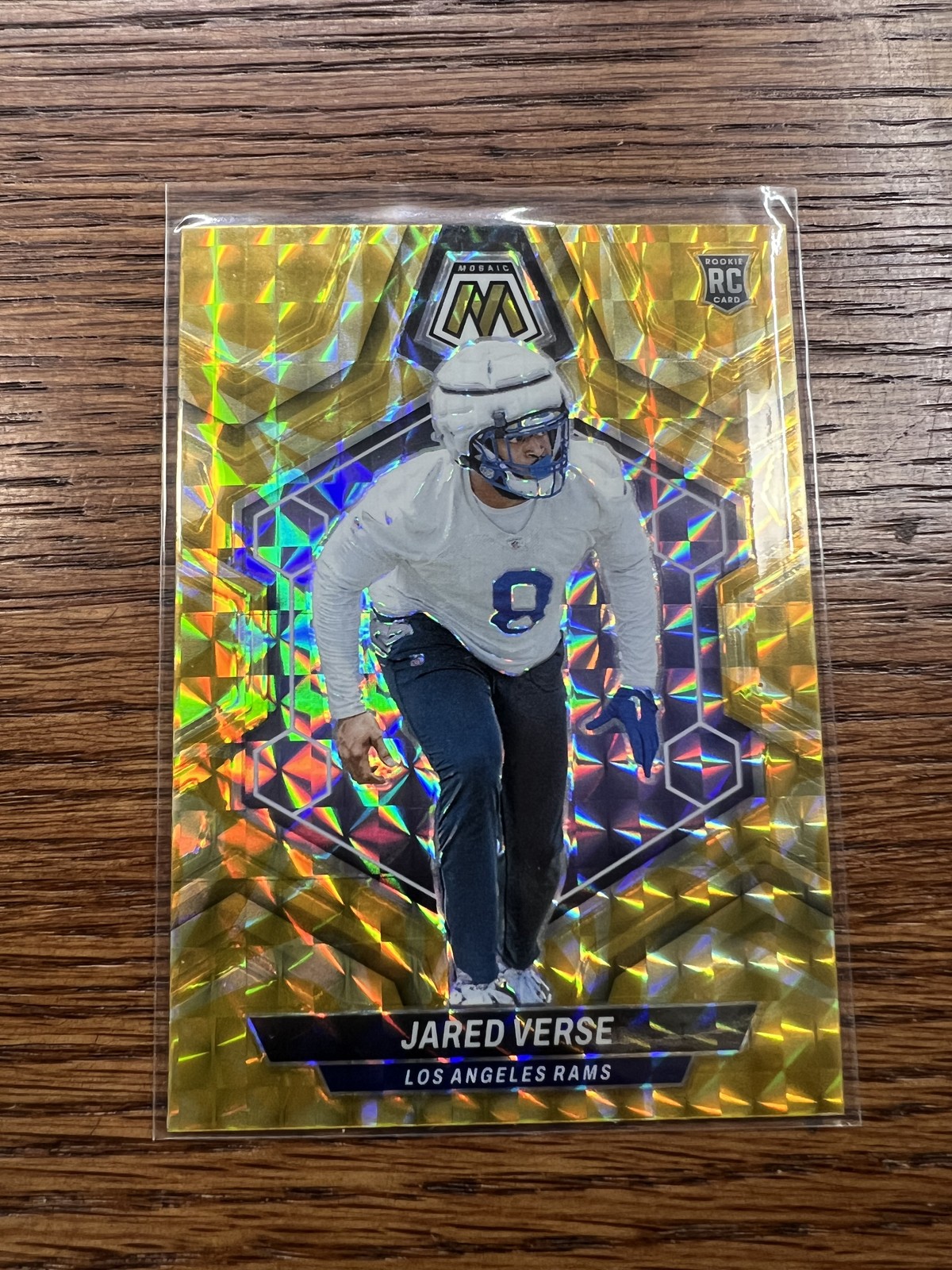 2024 Panini Mosaic #319 Jared Verse Mosaic Reactive Yellow