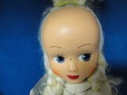 Vintage Celluloid Face Girl Cloth Doll — photo 3