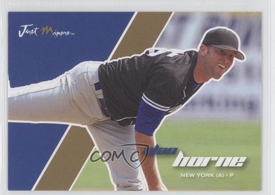 2008 Just Minors Just Auto Gold Edition 72/100 Alan Horne #34 e5r