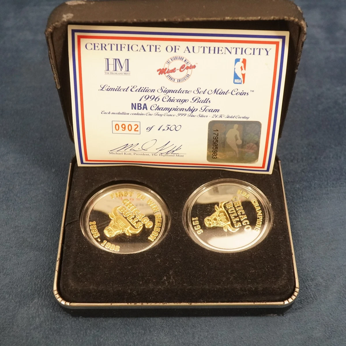 Basketball Chicago Bulls 1996 Vintage Sports Coins for sale | eBay