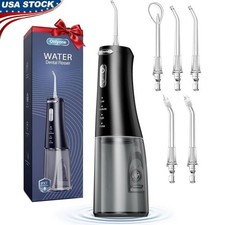 Cordless Water Flosser Rechargeable Portable 300ML IPX7 Dental Cleaner Pulse New