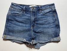 Abercrombie Fitch Women s Denim Cutoff Shorts Size 2/26 Distressed Blue Jean