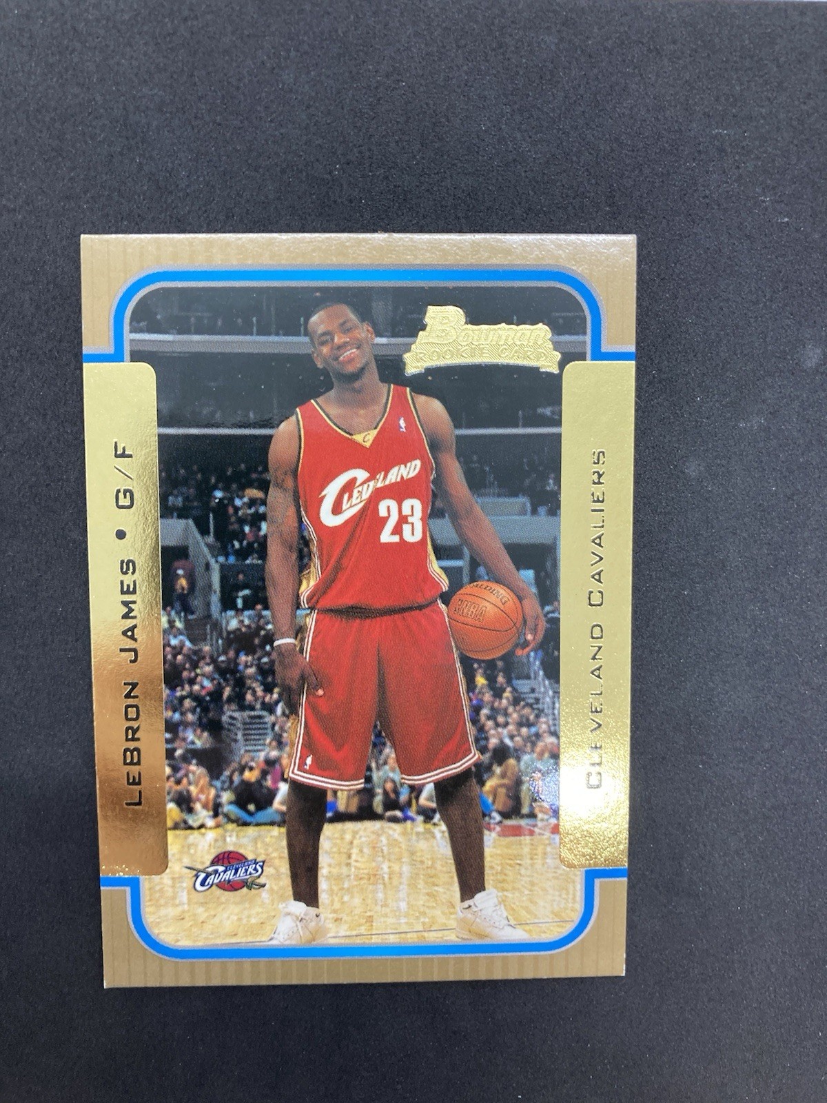 2003 Bowman Rookies And Stars Gold Lebron James Rookie Rc