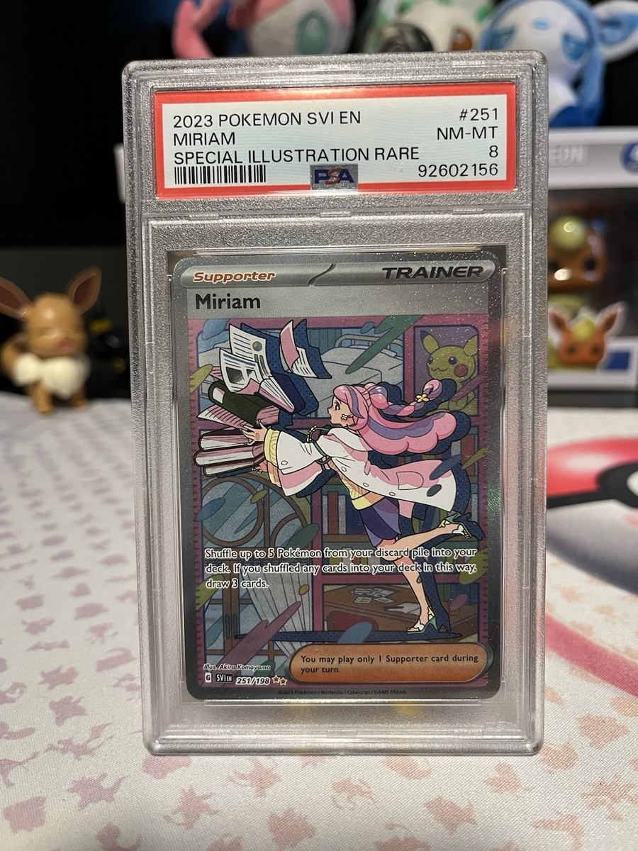 「PSA9」ミモザ Miriam 251/198 バイオレットex 英語 SAR PSA9」ミモザ Miriam 251/198 バイオレットex 英語 SAR - メルカリ