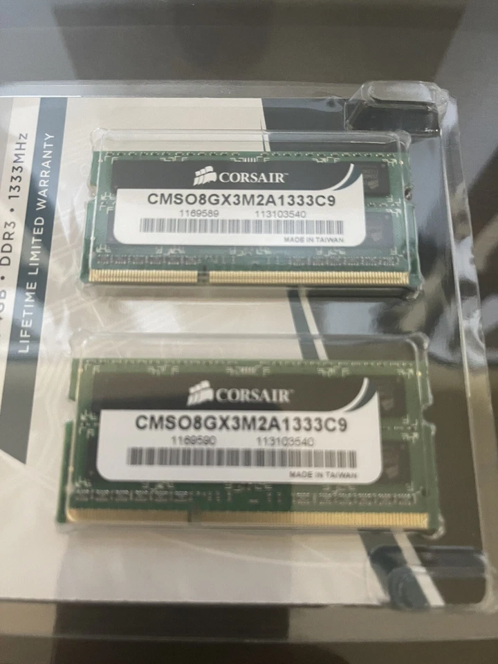 Brand New Corsair Laptop Memory 8 gb (2x4GB - DDR3 - 1333Mhz)  - Image 2 of 4