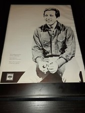 Andy Williams Rare Original 1969 Promo Poster Ad Framed!