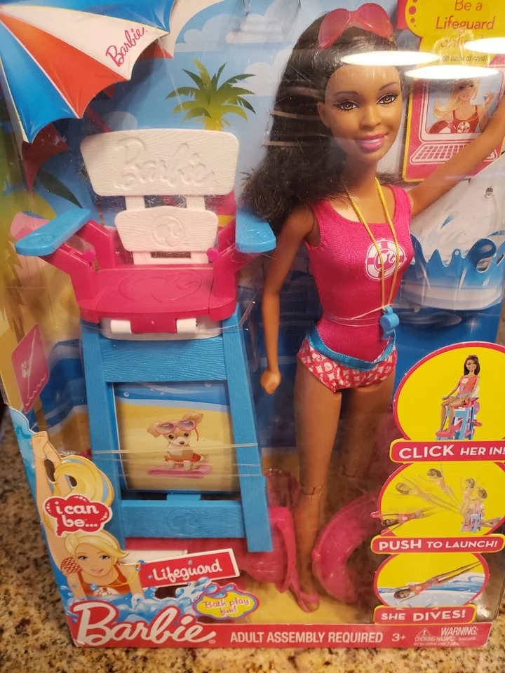 Barbie I Can Be Salvavidas Juego Morena #V7124 - Mattel 2010 - NUEVO Foto 2 de 4