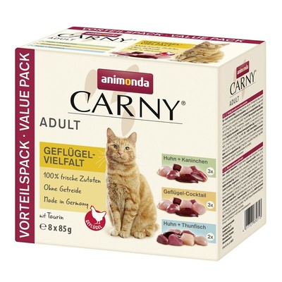 Animonda Carny Adult Poultry Variety Multipack 128 X 85G