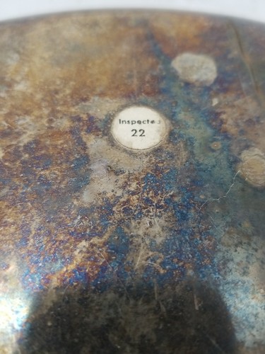 Vintage Silber Teller Oval Tablett 12" X 9" - Bild 6 von 6