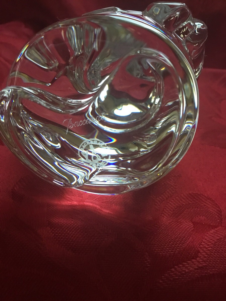 Baccarat クリスタル サンタクロース FLAWLESS Stunning BACCARAT France Glass Crystal SANTA CLAUS WITH