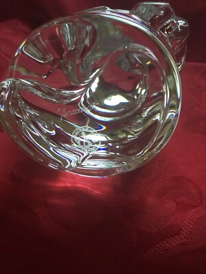 FLAWLESS Stunning BACCARAT France Glass Crystal SANTA CLAUS WITH