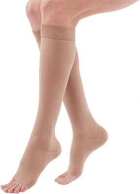 Mediven DuoMed Advantage Womens Calf Open Toe Compression Socks 15-20 Size XXL