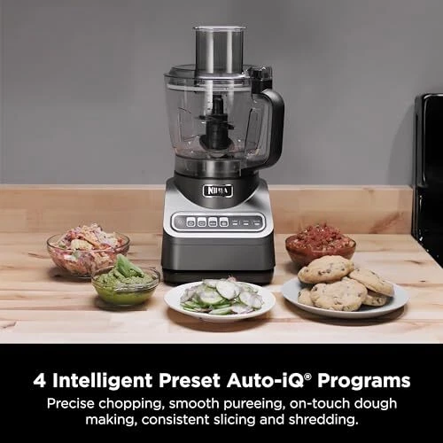 Ninja 1000 Peak Watt 9 Cup Food Processor with Auto iQ Technology Silver - Image 3 of 4