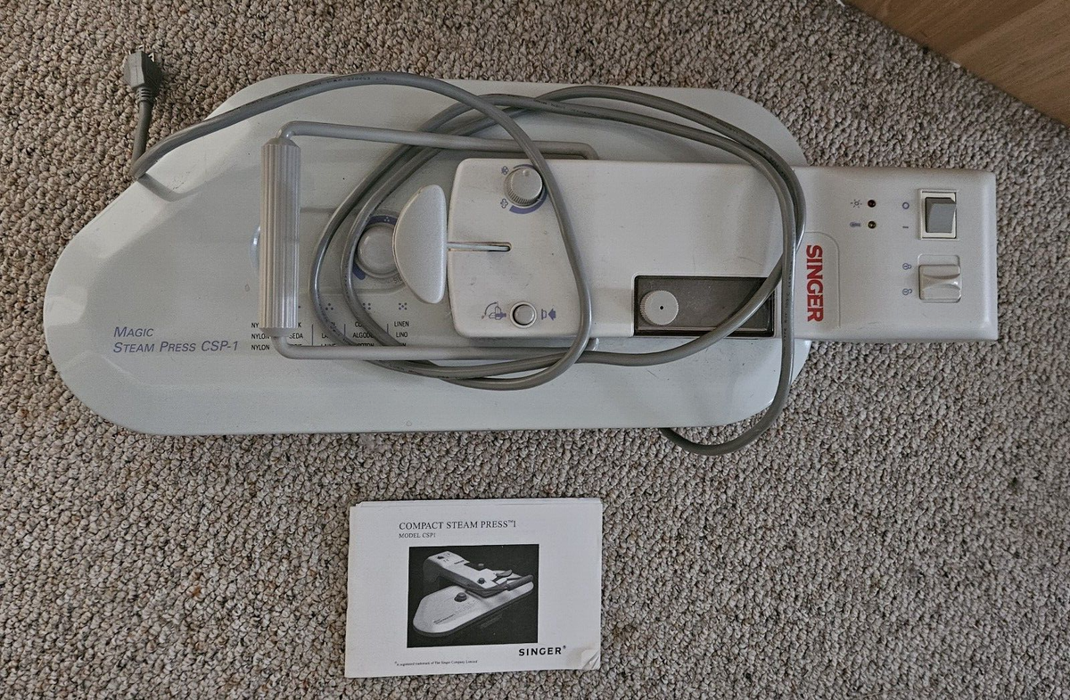 シンガー SINGER マジックスチームプレス CSP-1 エルナプレス Singer Compact Steam Press- Model CSP1 For Crafting Art Ironing Or