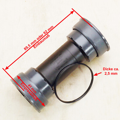 Shimano SM-BB71-41A MTB Press Fit Innenlager Einpressversion 41 mm 89,5 mm 92 mm