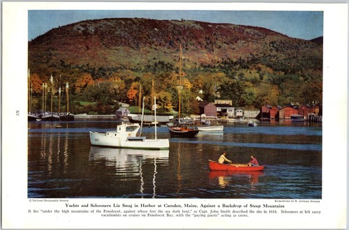 PRINT ARTICLE 1945 Northeast of Boston by Albert W. Atwood New England 36 pages - Picture 11 of 11