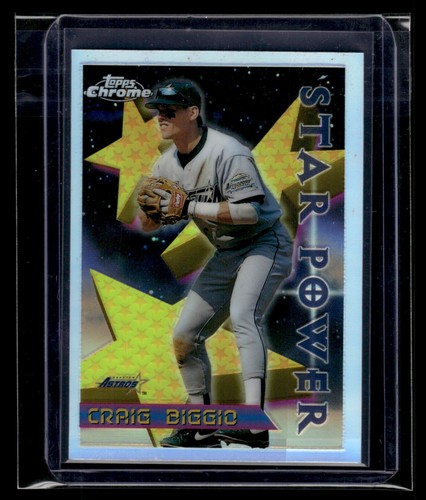 Craig Biggio [Refractor] #9 1996 Topps Chrome card