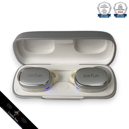 EarFun Free Pro 3 Silver White Japan Used