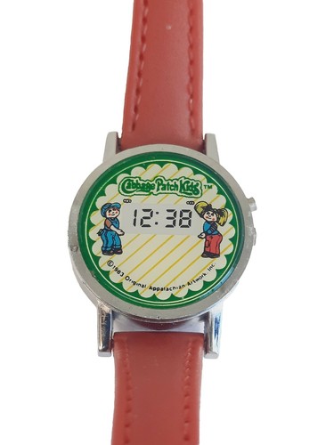 Reloj de juguete Cabbage Patch años 80 de colección Play Watch