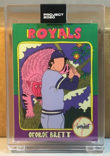 TOPPS PROJECT 2020 #254 GEORGE BRETT by FUCCI Print Run 2300