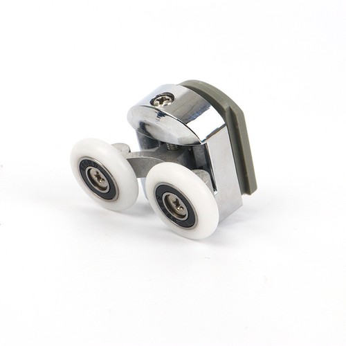 4 X Twin Shower Screen Door ROLLERS/Runners/Wheels Top & Bottom 23mm Replacement - Picture 4 of 11
