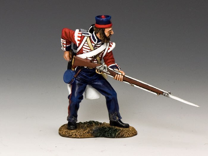 King and Country DD340(B) Advancing Bren Gunner (w/ Sand base) - Neuf en boîte