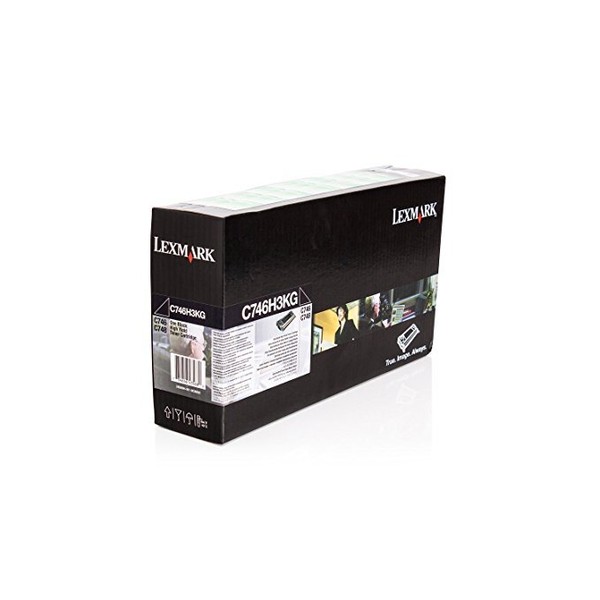 Original Lexmark Toner C746H3KG Schwarz FüR C 746 C 748 Neutrale Schachtel-image