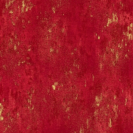 Luxe Cherry Red Gold Metallic Cotton Quilt Fabric by Hoffman BTY eBay