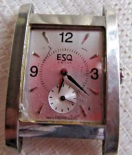 GENTS E.S.Q SWISS QUARTZ RUNNING NEEDS CRYSTAL. NO BAND. SKU F456-3