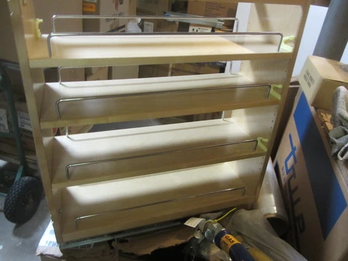 8-1/2" Base Cabinet Soft-Close Pullout Organizer with No Wiggle Technology to - Picture 3 of 6