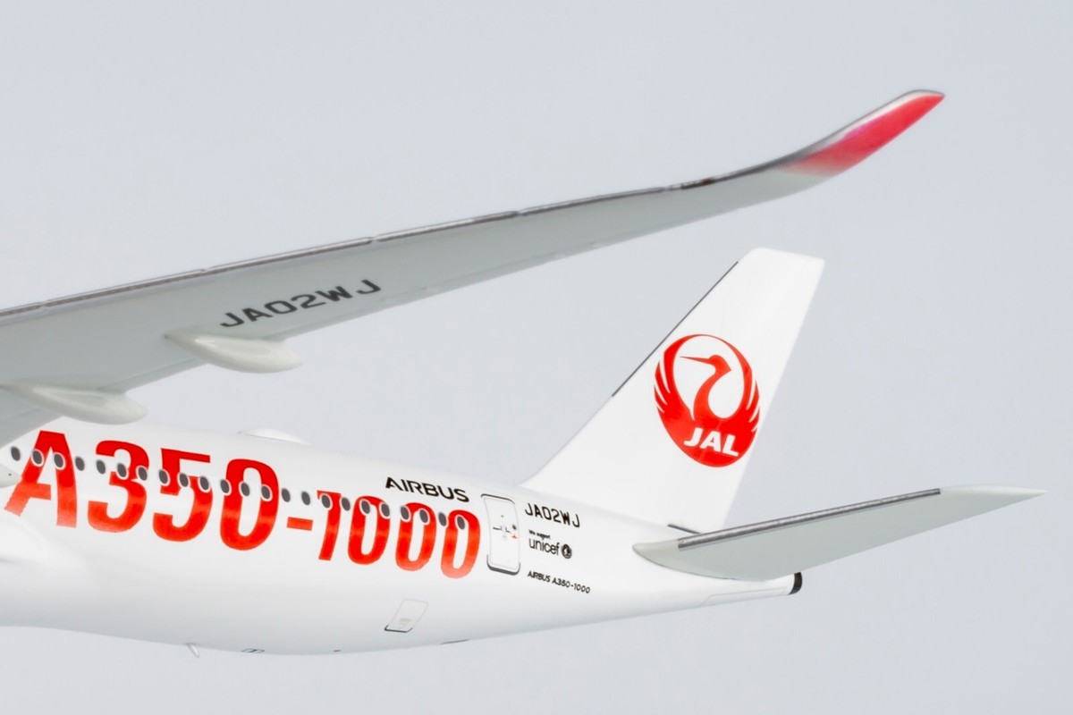 NG Model 1:400 Japan Airlines JAL Airbus A350-1000 Diecast