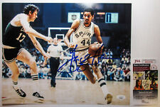 George Gervin 'The Iceman' Signed Autographed San Antonio Spurs 11x14 Photo JSA George Gervin 'The Iceman' Signed Autographed San Antonio Spurs 11x14 Photo JSA